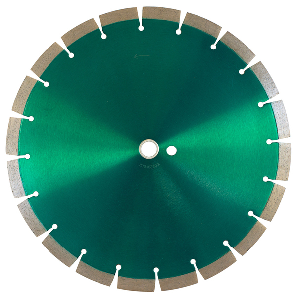 Paragon Diamond Tools 14'' x .125 x 1''(20mm)DP Green Mega-Segmented Blade GMEGA-1415